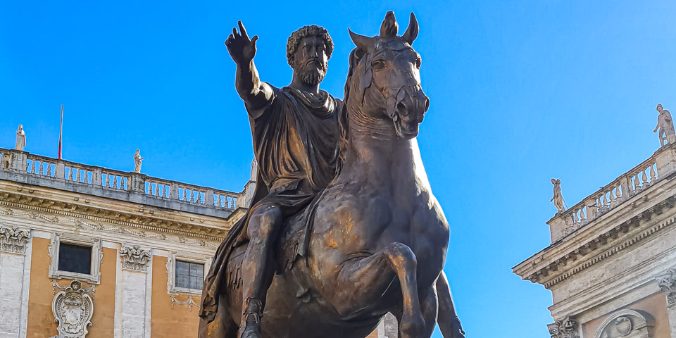 Monte Capitolino en Roma Italia