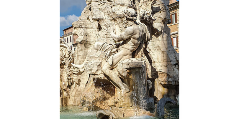 La Fuente de los Cuatro Ríos de Bernini en Roma