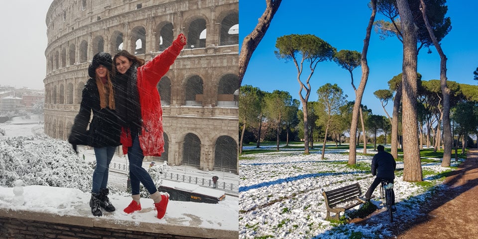 Clima en Roma en Febrero