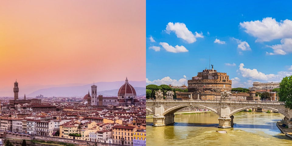 Cómo llegar desde Florencia a Roma