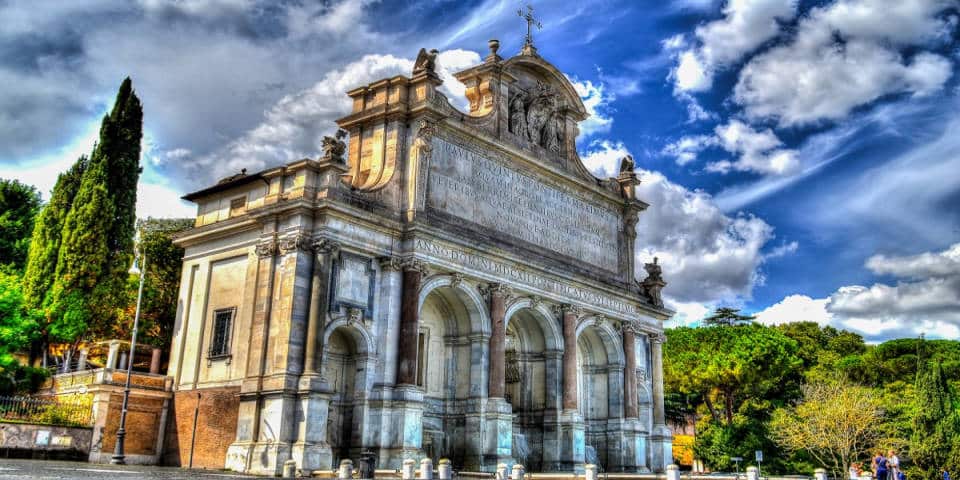 Fontana dell'Acqua Paola en Roma