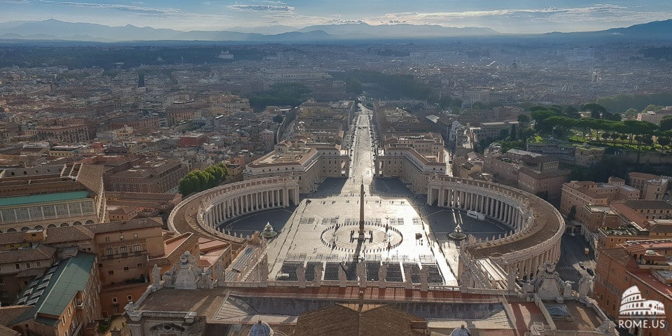 Vista desde la cúpula de San Pedro