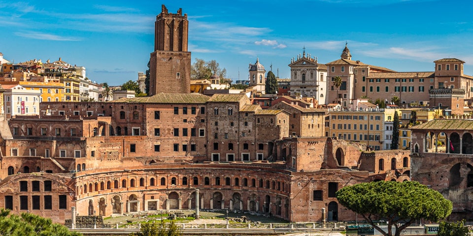 Mercado de Trajano en Roma