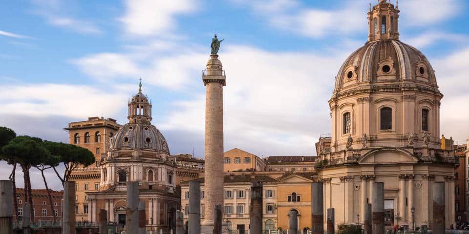 La Columna Trajana en Roma