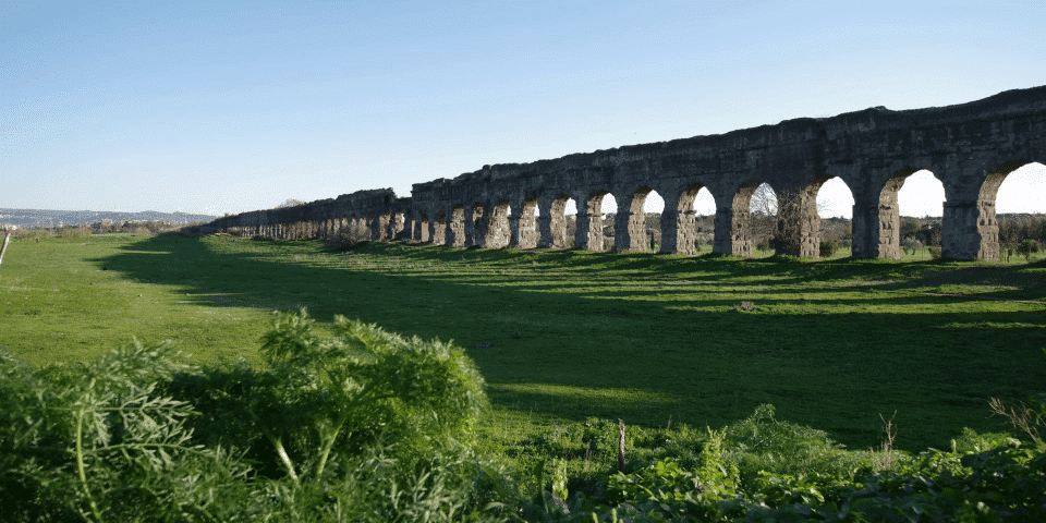 Parque de los Acueductos en Roma